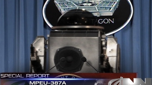 Pentagon's Unmanned Spokesdrone Completes First Press Conference