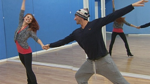 Evan Lysacek at 'Dancing' Rehearsal: 'It's Harder Than I Thought Video