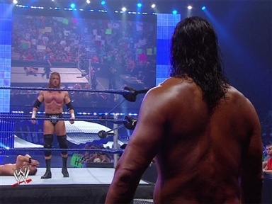 Triple H Challenges The Great Khali Video