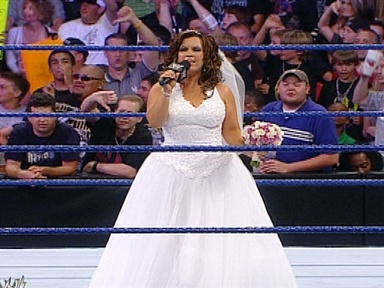 Vickie Throws the Wedding Bouquet