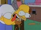 The Simpsons | Homer Chokes on a Donut