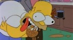 Homer Chokes on a Donut
