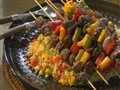 How to Make Bison and Vegetables Kabobs with Cous Cous Salad