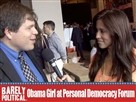Obama Girl at the Personal Democracy Forum