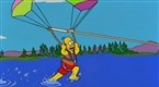 The Simpsons: Parasailing