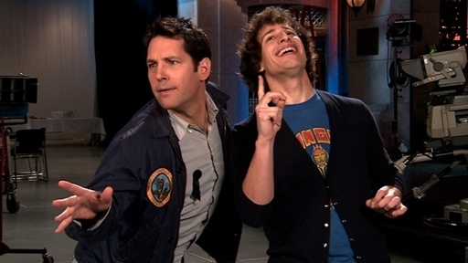 Paul Rudd and Andy Samberg on SNL