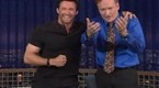 E! News Now: Jackman Gets Pumped on "Conan"