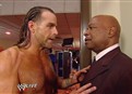 Shawn Michaels Approaches SmackDown General Manager Teddy Long picture