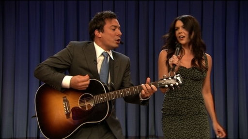 Lauren Graham and Jimmy Sing "Balls in Your Mouth" Video