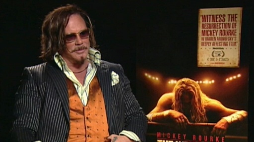 Mickey Rourke's Rigorous 'Wrestler' Experience Video