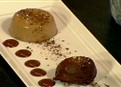 Dark Chocolate, Caramel and Goat Cheese Panna Cotta picture