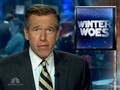 NBC Nightly News with Brian Williams - Winter Woes Sweep Across U.S.