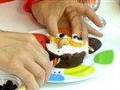 Making Pumpkin and Owl Brownie Pops