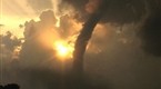 Atmospheric Pressure: Tornado Framed By Sunset