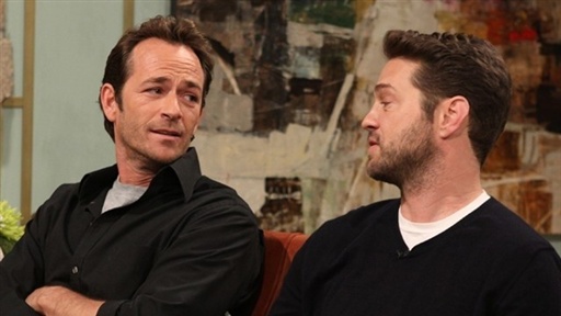 Luke Perry and Jason Priestley Take a Trip Down 'Beverly Hills, Video