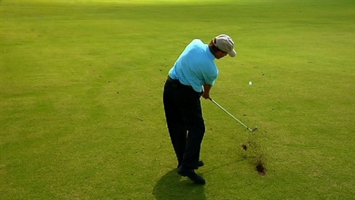 Hitting Out Of A Divot
