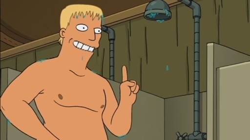 Zapp in the Shower