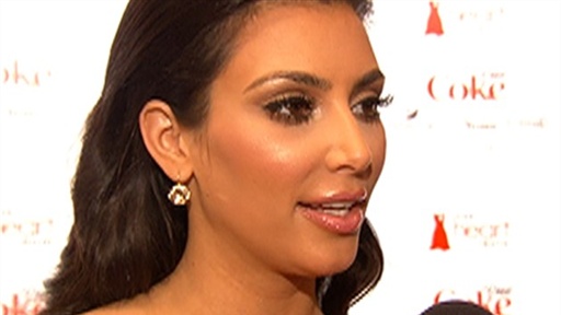Kim Kardashian On Red Dress Fashion Show, Valentine's Day Plans