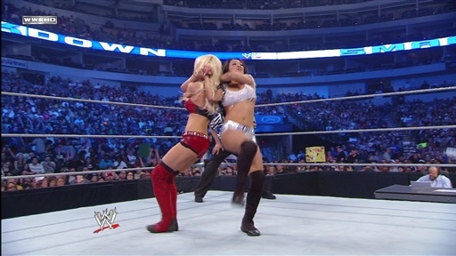 Gail Kim and Maria Vs. Michelle McCool and Maryse Video