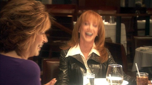 Pretending to Eat With Joy Behar