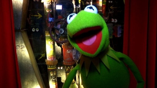 Kermit the Frog at the Muppet Pipes Video