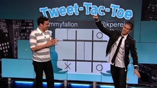 Jimmy Fallon Plays TweetTacToe with AOTS