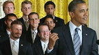 The Obama Administration - President Teases Beckham Over Underwear Ads 
