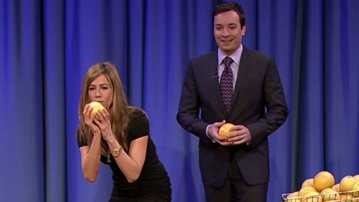 Grapefruit Bowling with Jennifer Aniston