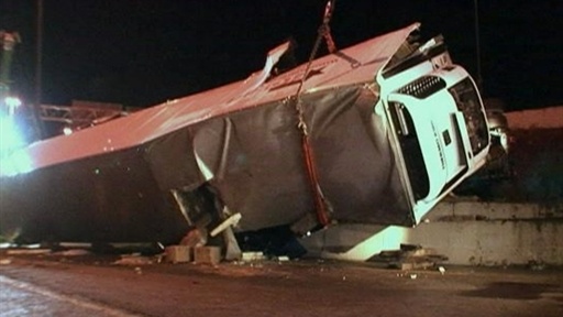 WRECKED: Destroyed Cab