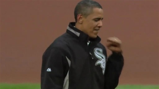 Obama's 1st Pitch
