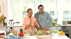 Lidia Bastianish: Celery & Mushroom Salad - TV, Clip, Lidia Bastianich, salad, celery, mushroom, Isaac Mizrahi, cooking, Lidia's Italy, Italian, Food[0]
