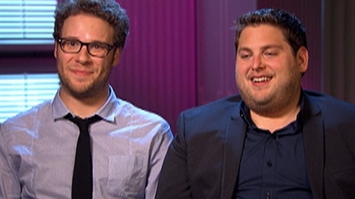 Seth Rogen and Jonah Hill Talk 'Funny People' Video