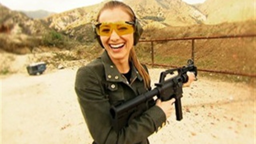 Candace Bailey Visits the Gun Range