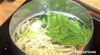 Japan: Udon Noodles - Cook Noodles and Blanch Vegetables
