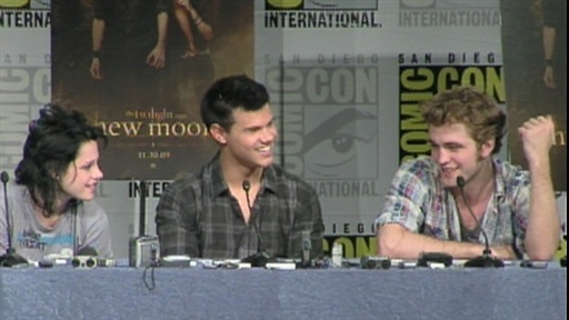 Comic-Con 2009: Kristen, Robert and Taylor Talk 'New Moon', Part