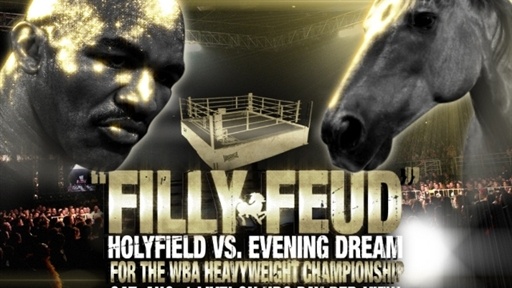 Evander Holyfield To Box Horse For Heavyweight Title