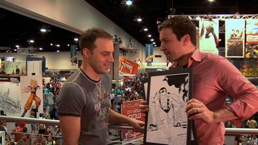 More Late Night at Comic-Con: Geoff Johns Video