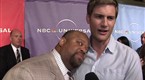 Chuck: Captain Awesome and Big Mike at the Press Tour