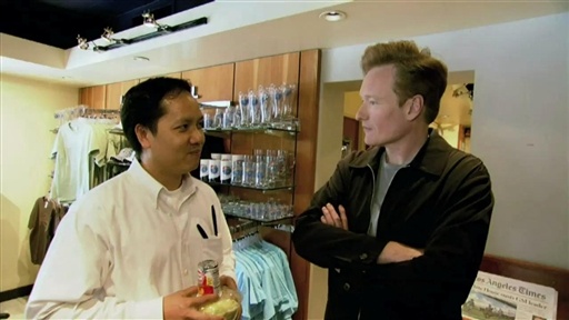 Conan Visits The NBC Store