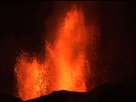 Volcano Erupts: Lava Rivers Flow