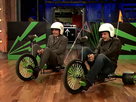 Late Night with Jimmy Fallon | Green Machine Race with Adam Ferrara