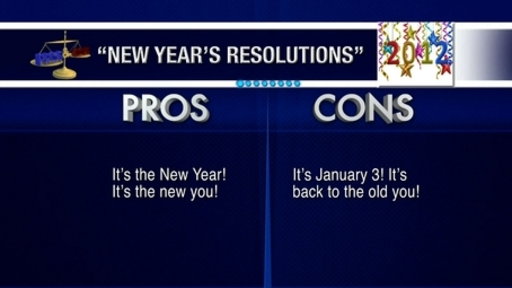 Pros and Cons: New Year's Resolutions