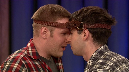 Most Time for Two Dudes to Touch Noses