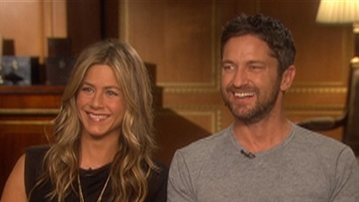 Did Jennifer Aniston Get an Eyeful of Gerard Butler's'Goods' in