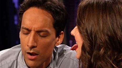 Alison Brie Licks Danny Pudi 39s Nose