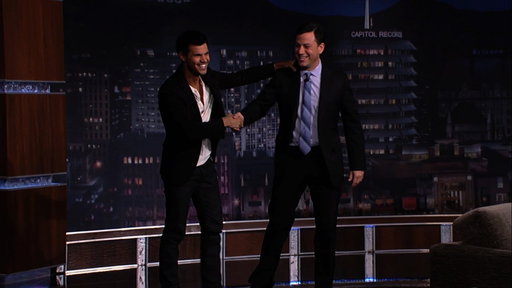 Description Part 1 of Jimmy's interview with Taylor Lautner