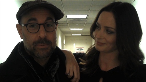 Exit Interview:Tucci and Blunt