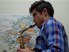 Ben jams on the sax!
