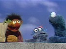 Ernie With Cookie Monster's Baby Cousin