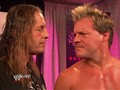WWE Monday Night Raw - Raw Guest Host Bret Hart Talks With Chris Jericho